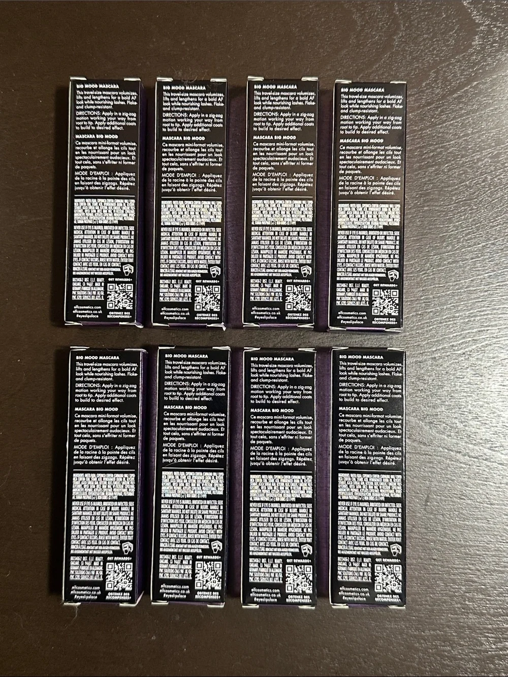 NWT e.l.f. Big Mood Mascara Travel Size - Lot of 8
